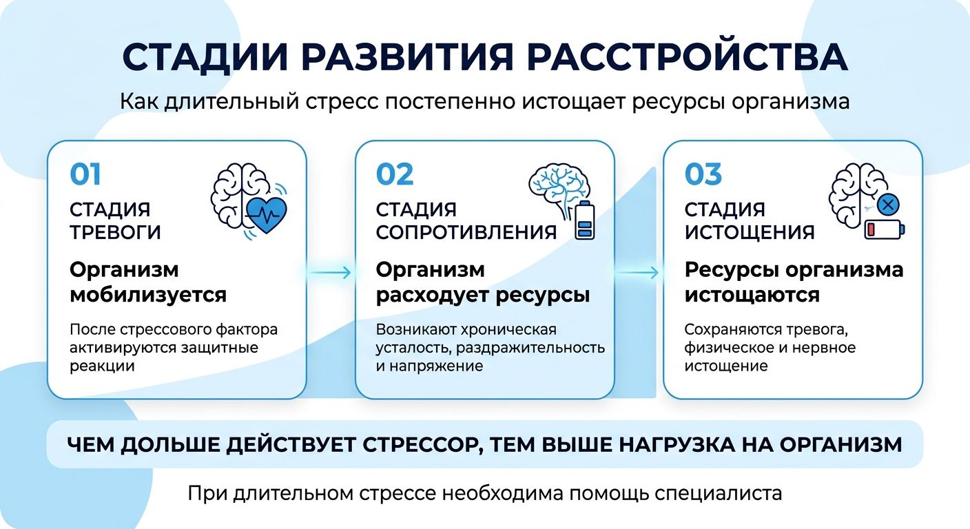 Лечение стресса в Навашино инфографика